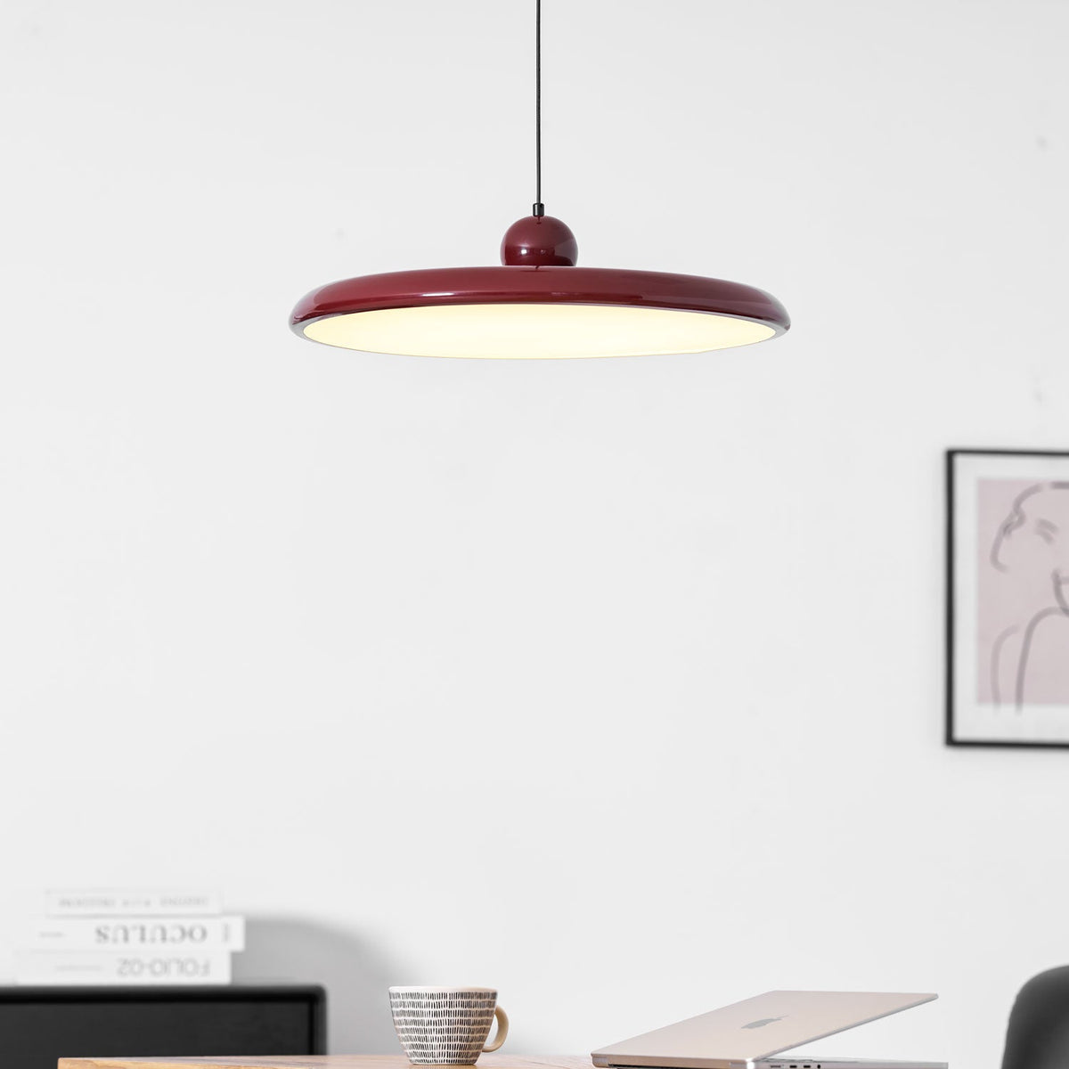 Lampa wisząca okrągła Karkoon