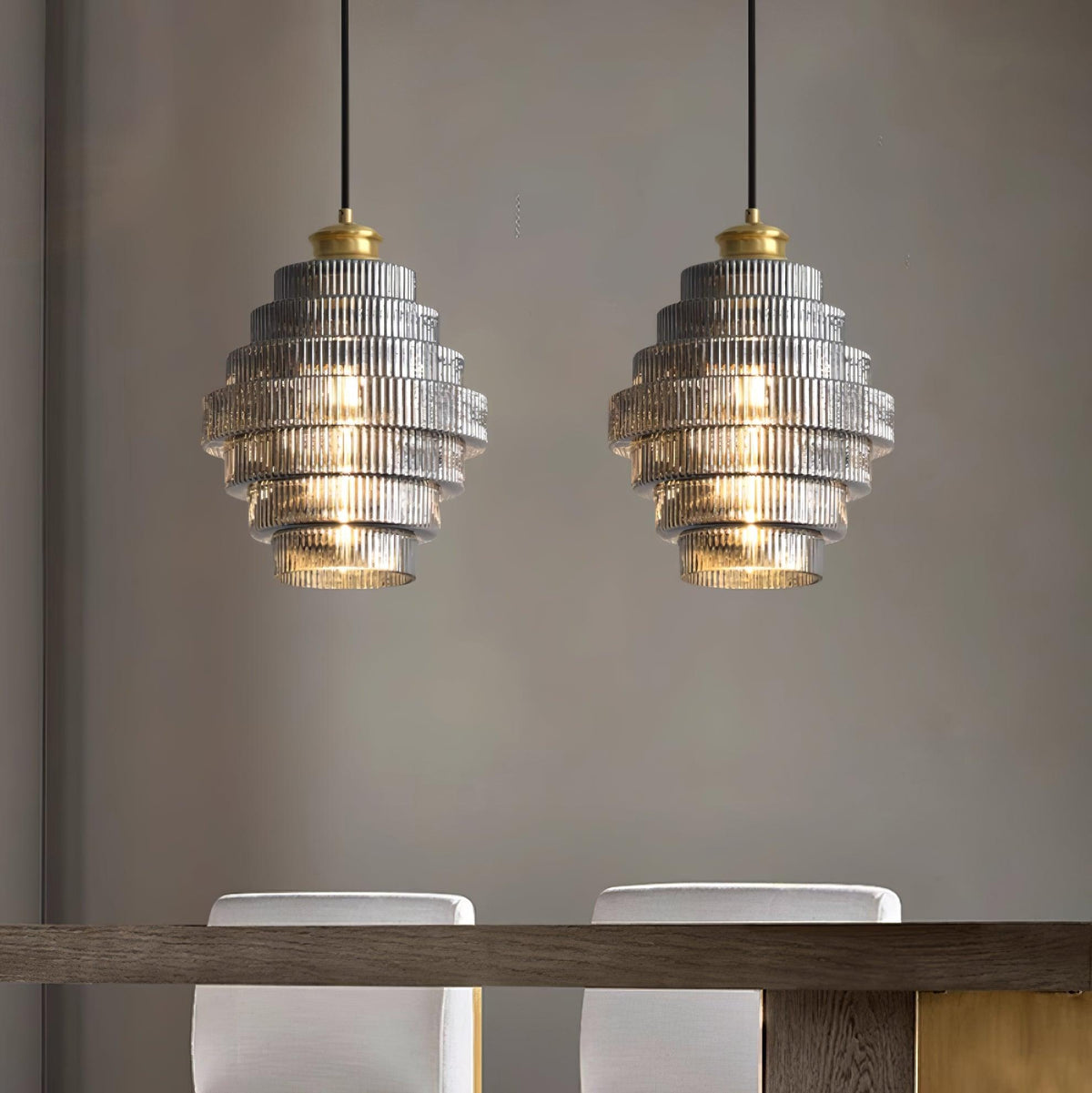 Lampa wisząca ryflowana Viken