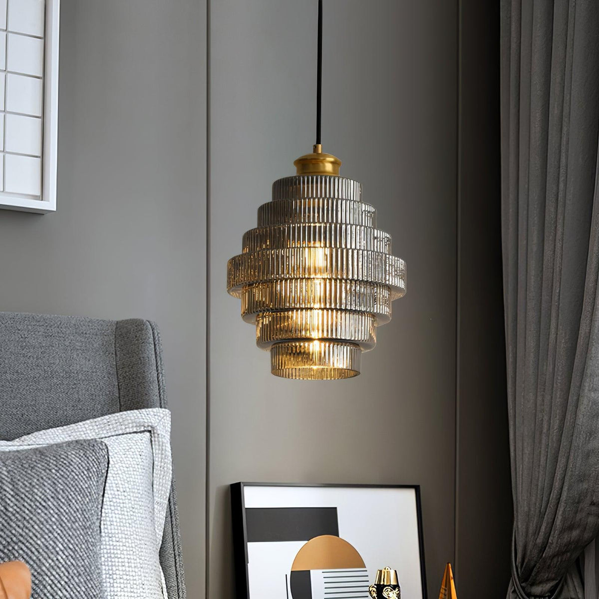Lampa wisząca ryflowana Viken