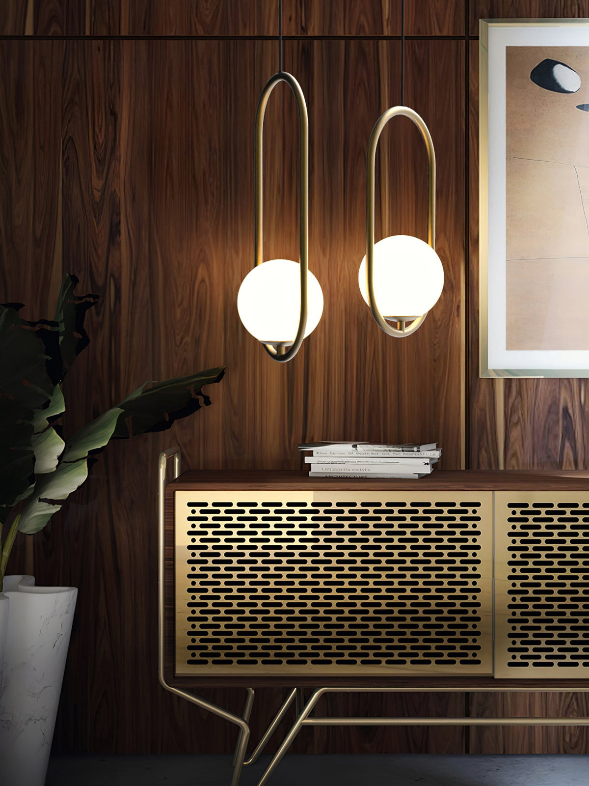 Lampa wisząca minimalistyczna Galara