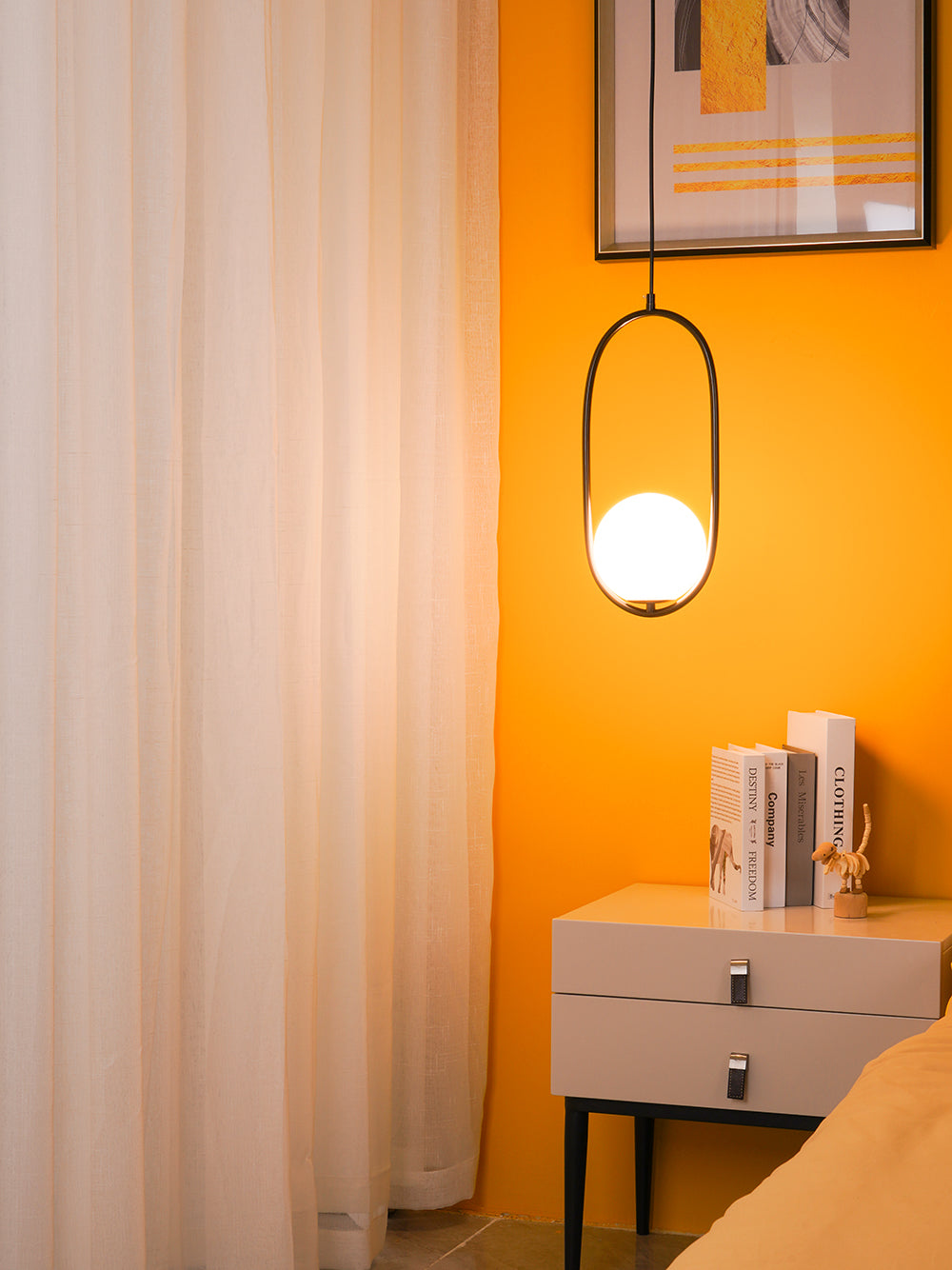 Lampa wisząca minimalistyczna Galara