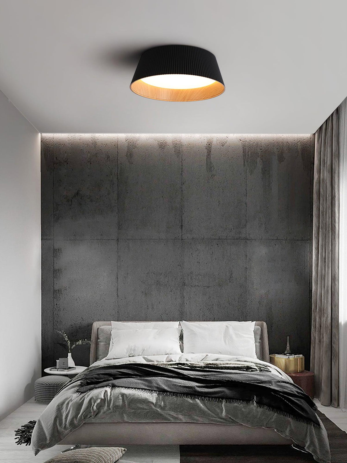 Modern Ribbed Ceiling Light – detail 30