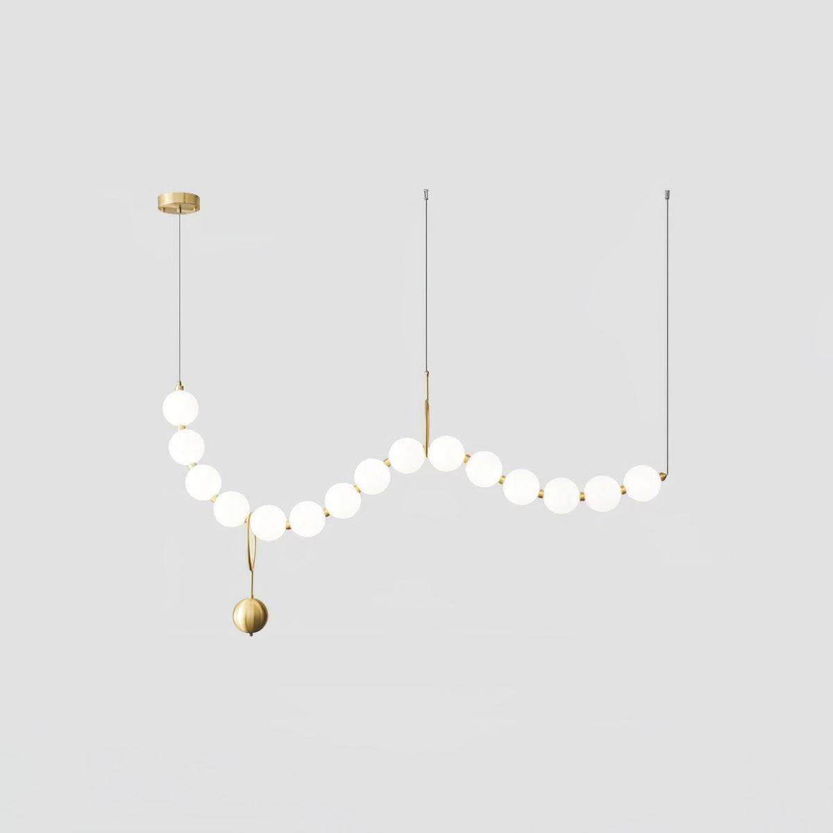 Lampa wisząca kulista Stanaldan