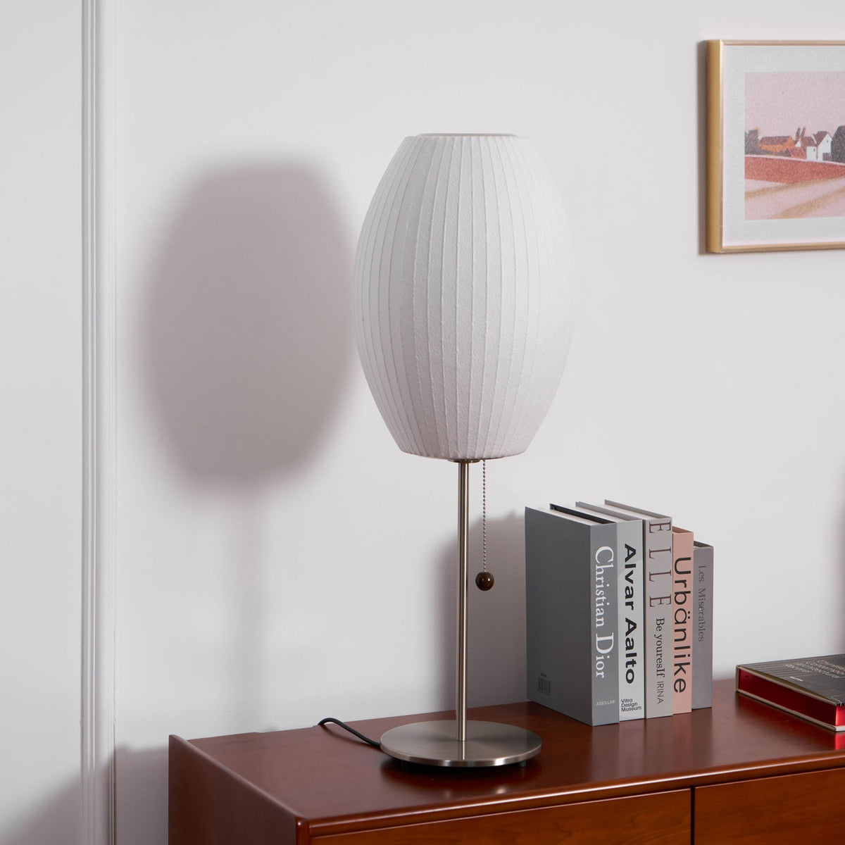Faux Silk Bubble Table Lamp – detail 7