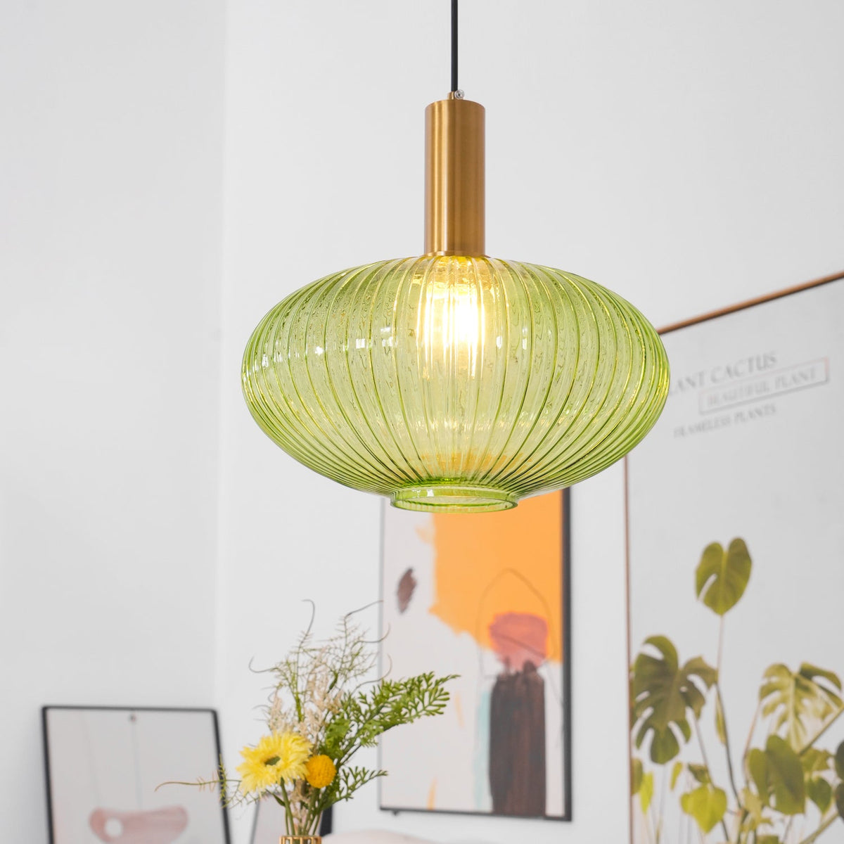 Lampa wisząca ryflowana Elma