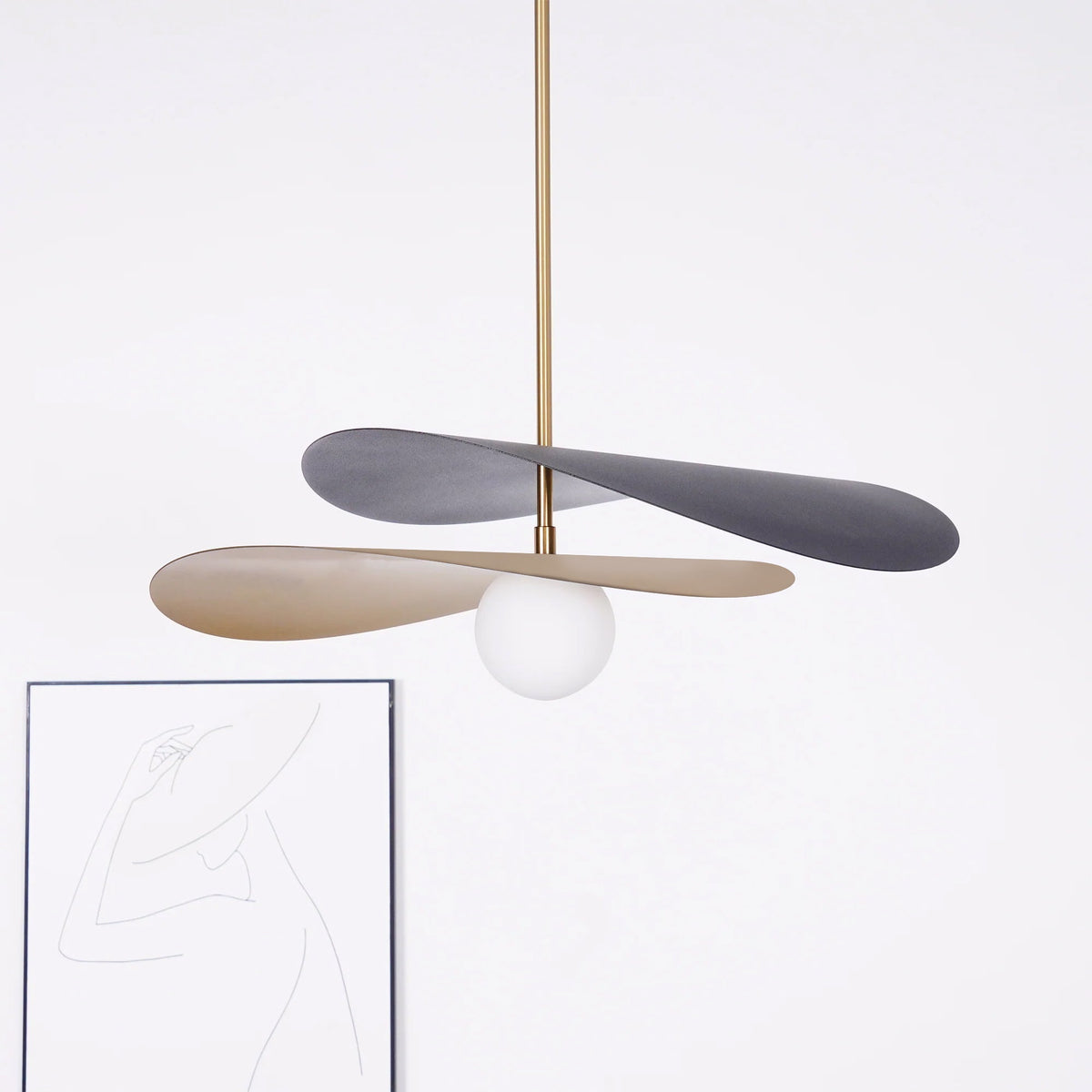 Lampa wisząca rzeźbiarska Arari