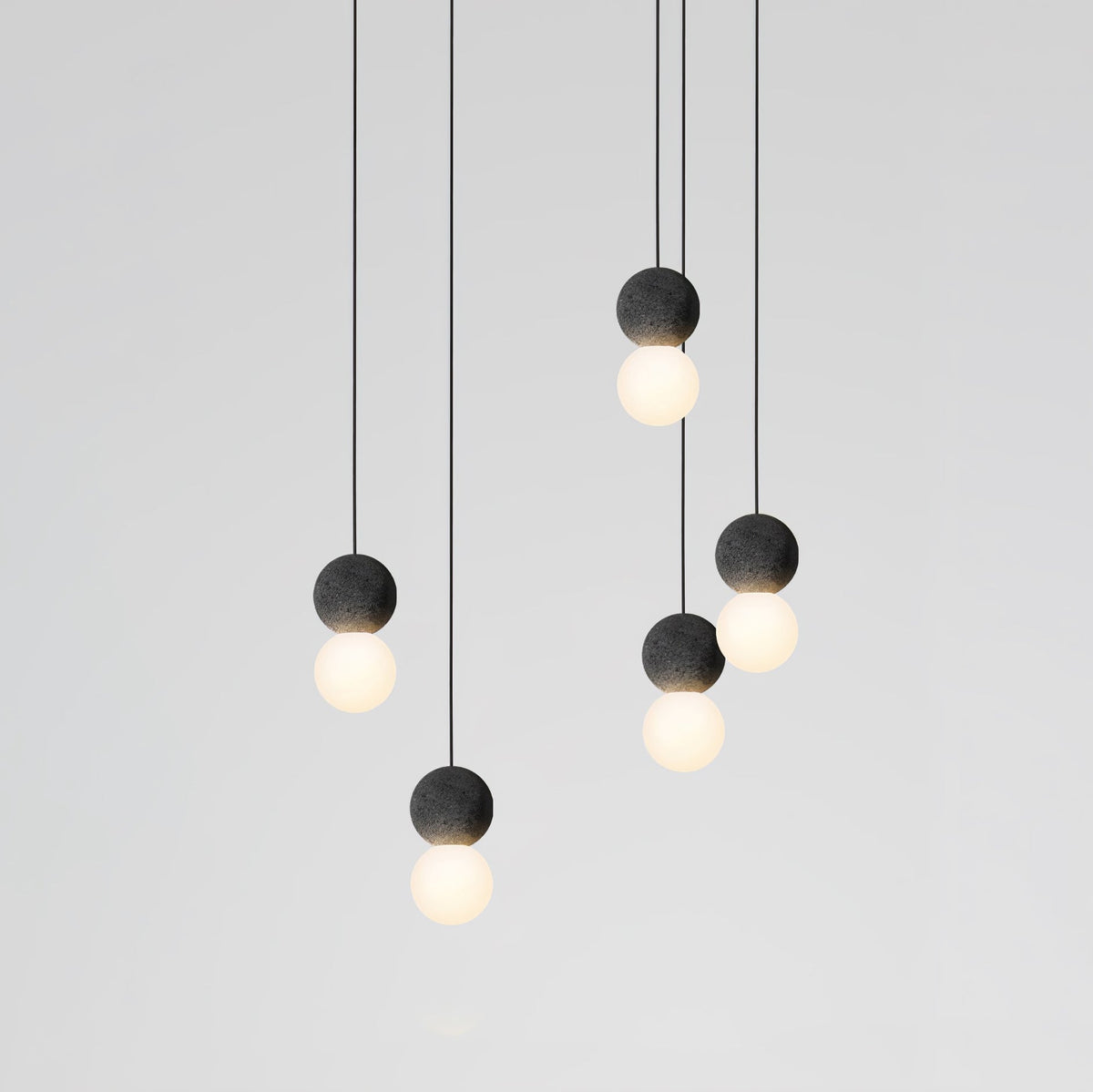 Lampa wisząca kulista Domskimir