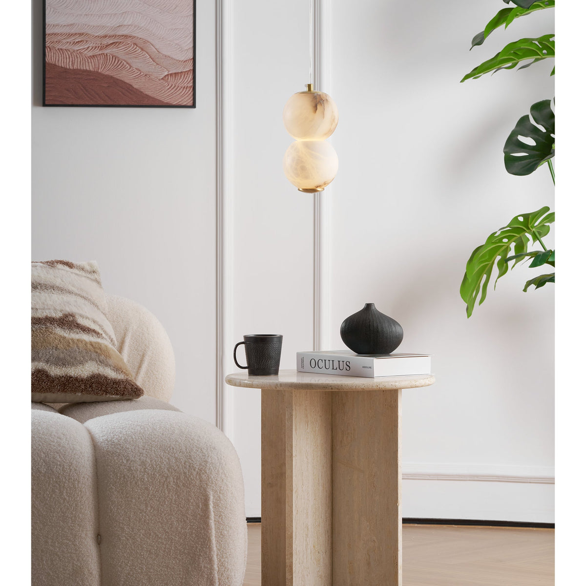 Lampa wisząca kulista Rotorski