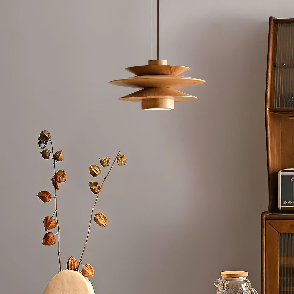 Lampa wisząca geometryczna Rokme