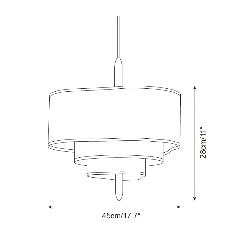 Lampa wisząca Fillin