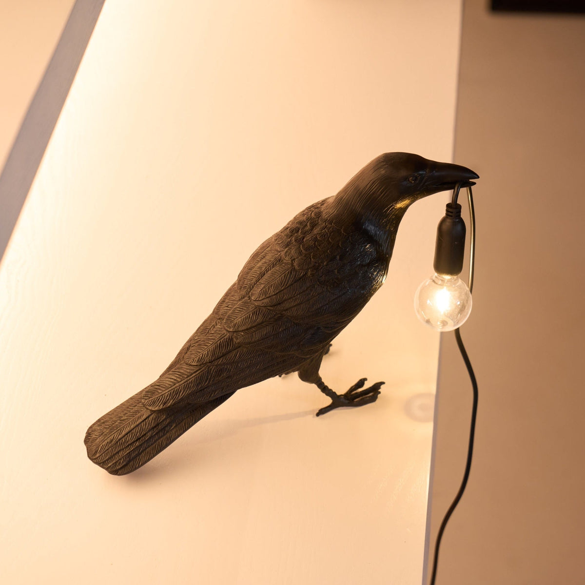 Raven Resin Table Lamp – detail 18