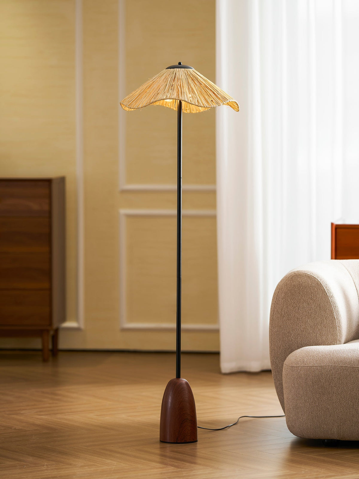 Lampa podłogowa retro Galrek