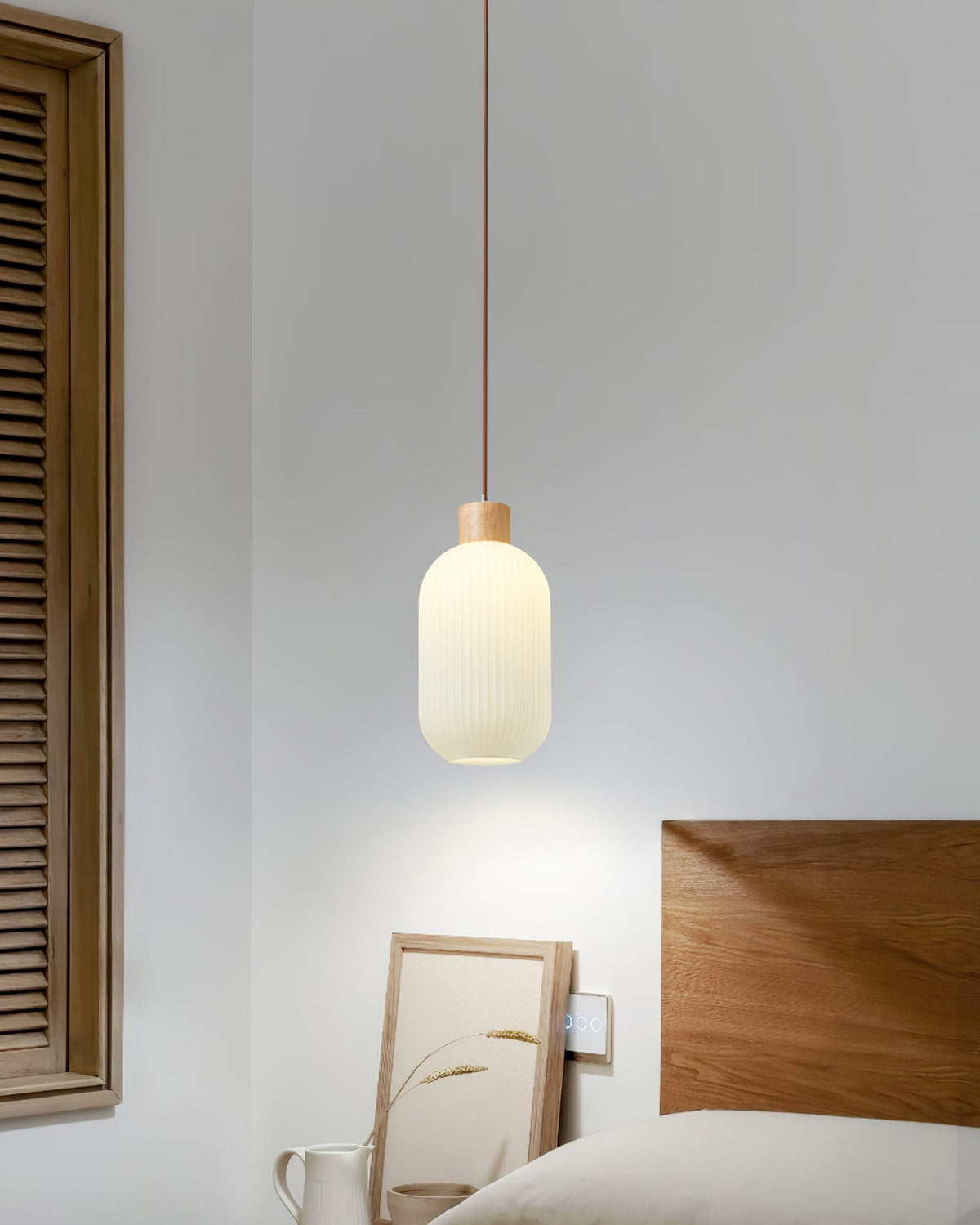 Lampa wisząca ryflowana Lesorro