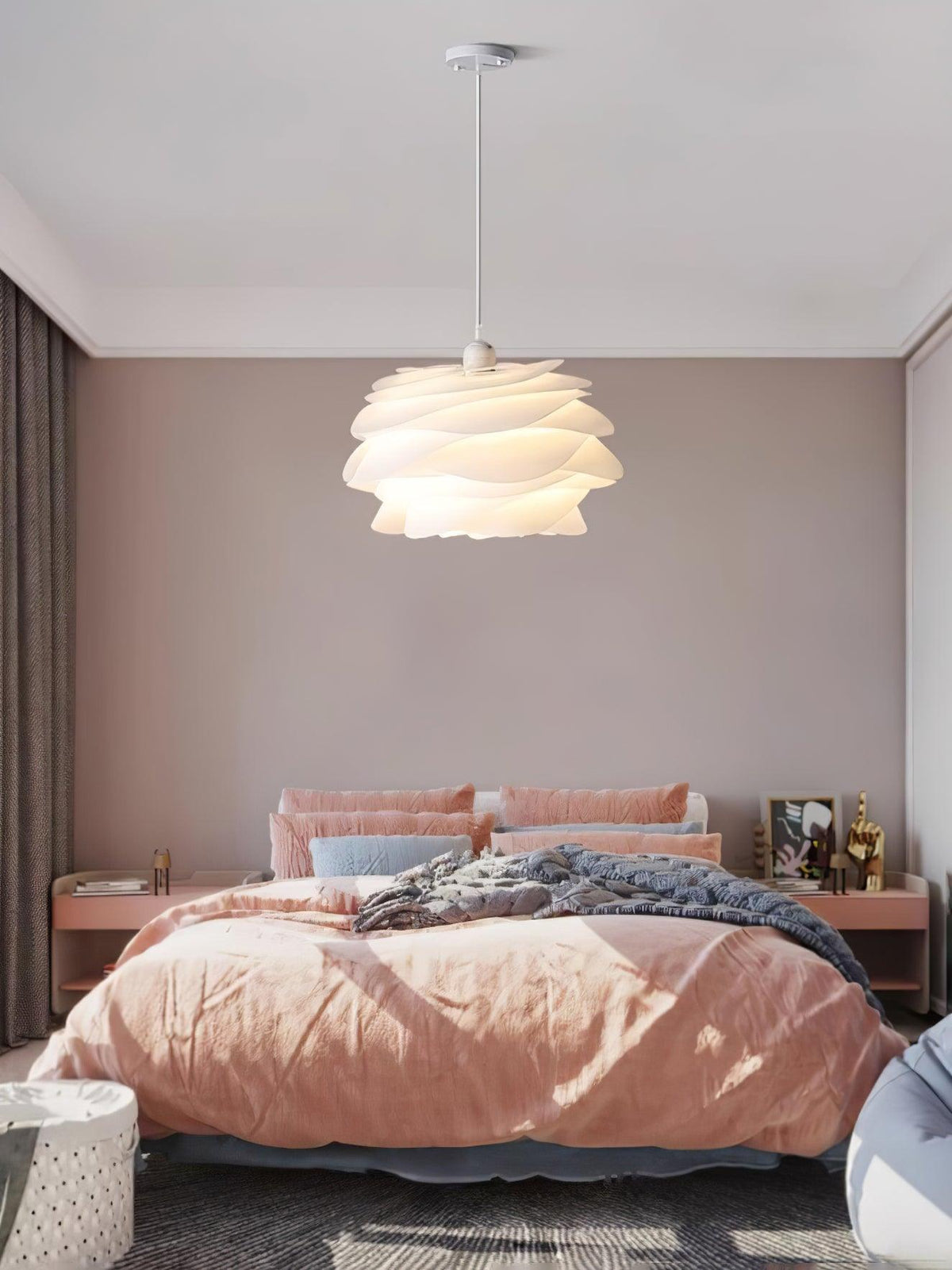 Lampa wisząca kwiatowa Kornrik