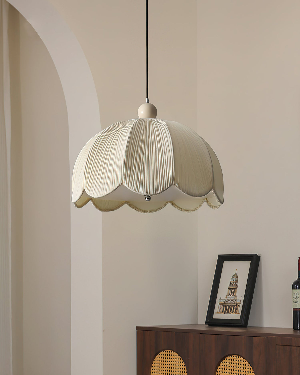 Lampa wisząca plisowana Alla