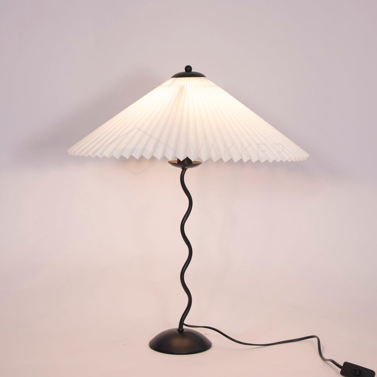 Lampa stołowa falista Rokow