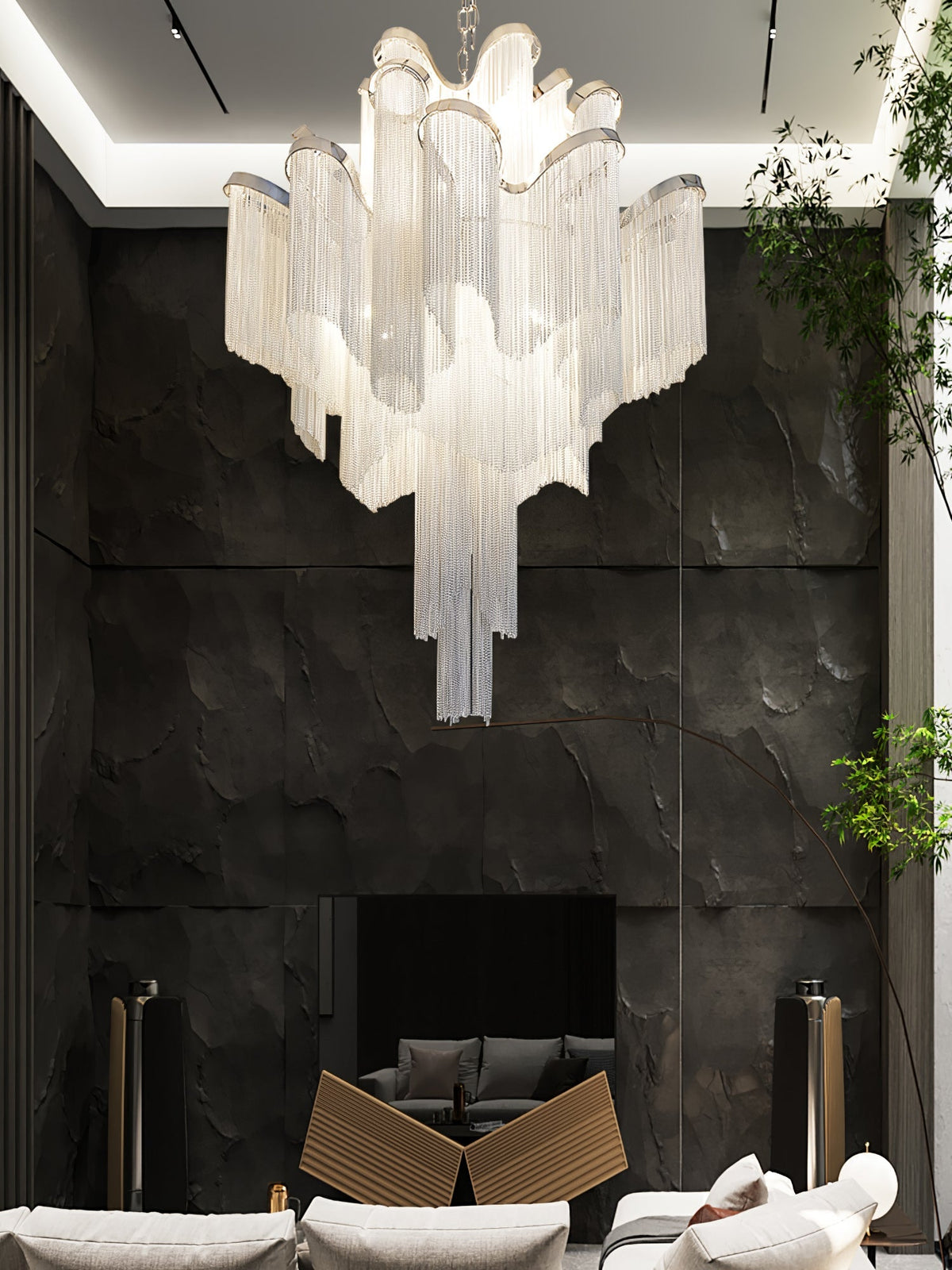 Żyrandol kaskadowy Mikvanvi