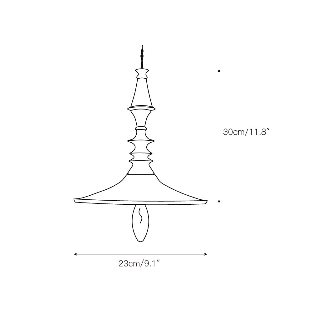 Lampa wisząca vintage Anli