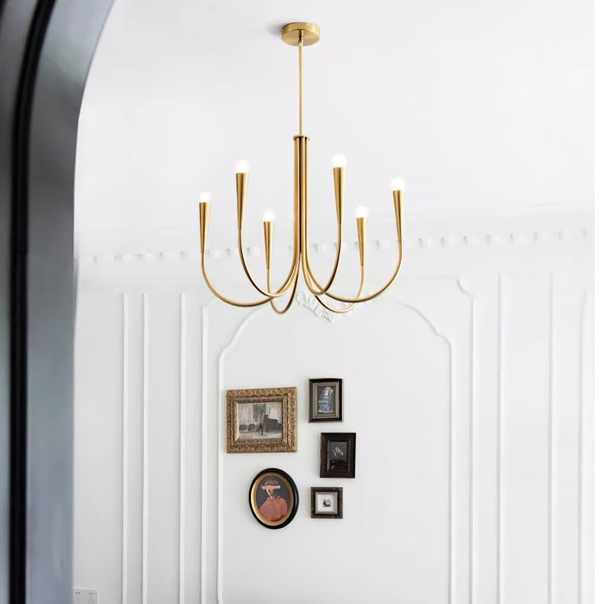 Swoop Arm Chandelier – detail 2