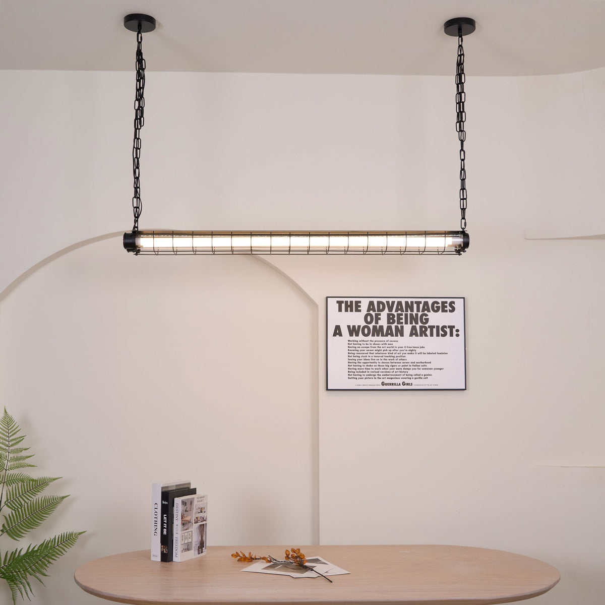 Lampa wisząca liniowa Fenka