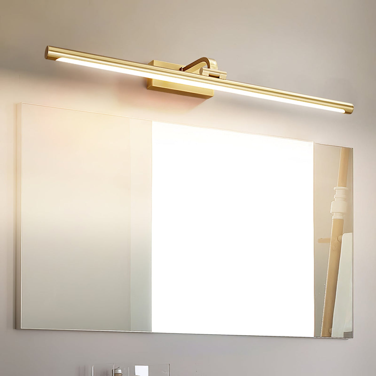 Walnut Color Linear LED Wall Light – detail 18