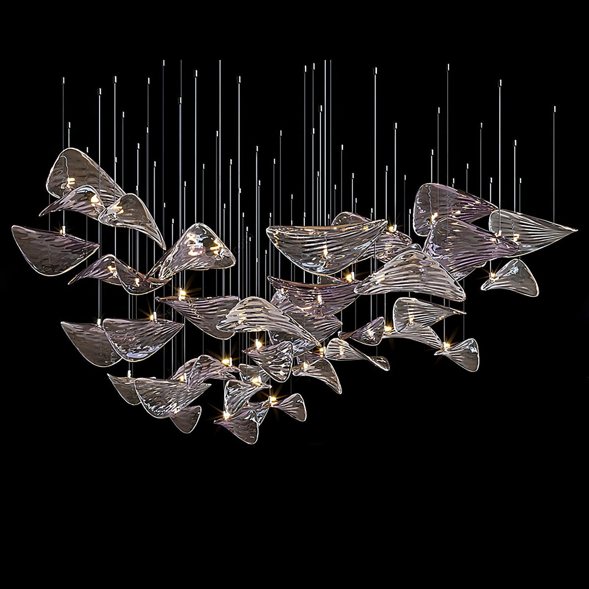 Wave Floating Leaf Chandelier – detail 18