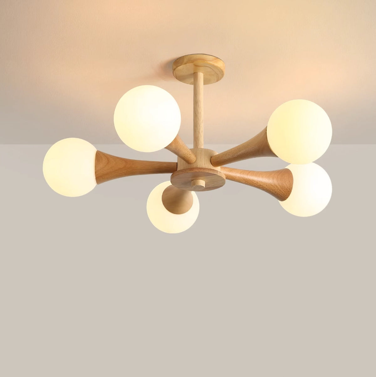 Wooden Nera Chandelier – detail 18