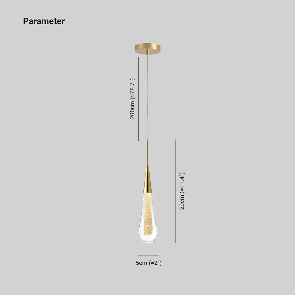 Lampa wisząca kropla Marve