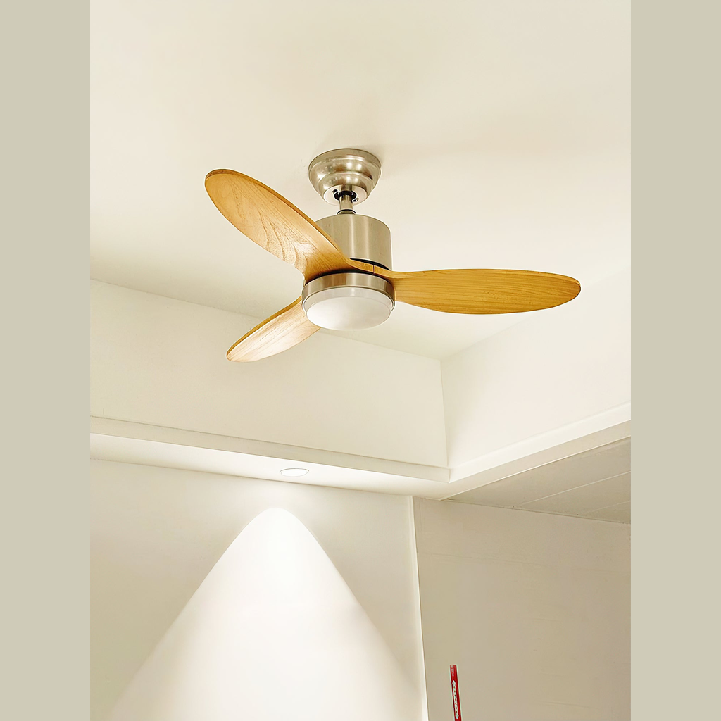 Ventilateur de plafond lumineux Véaorin