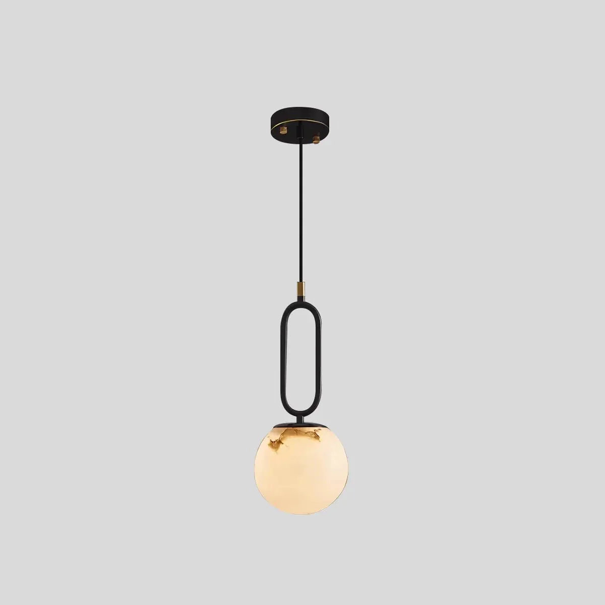 Lampa wisząca Lacose z alabastru
